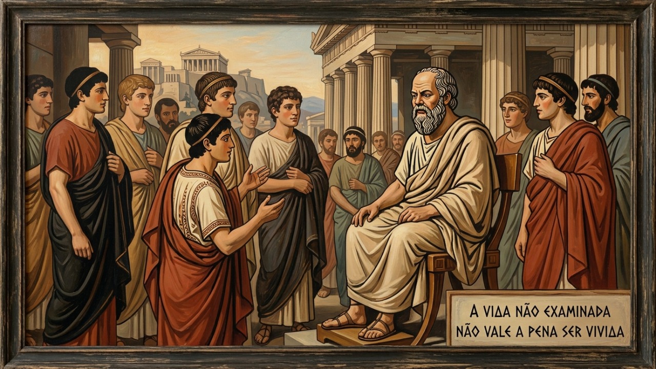 Viver sem refletir torna a existência um processo vazio.