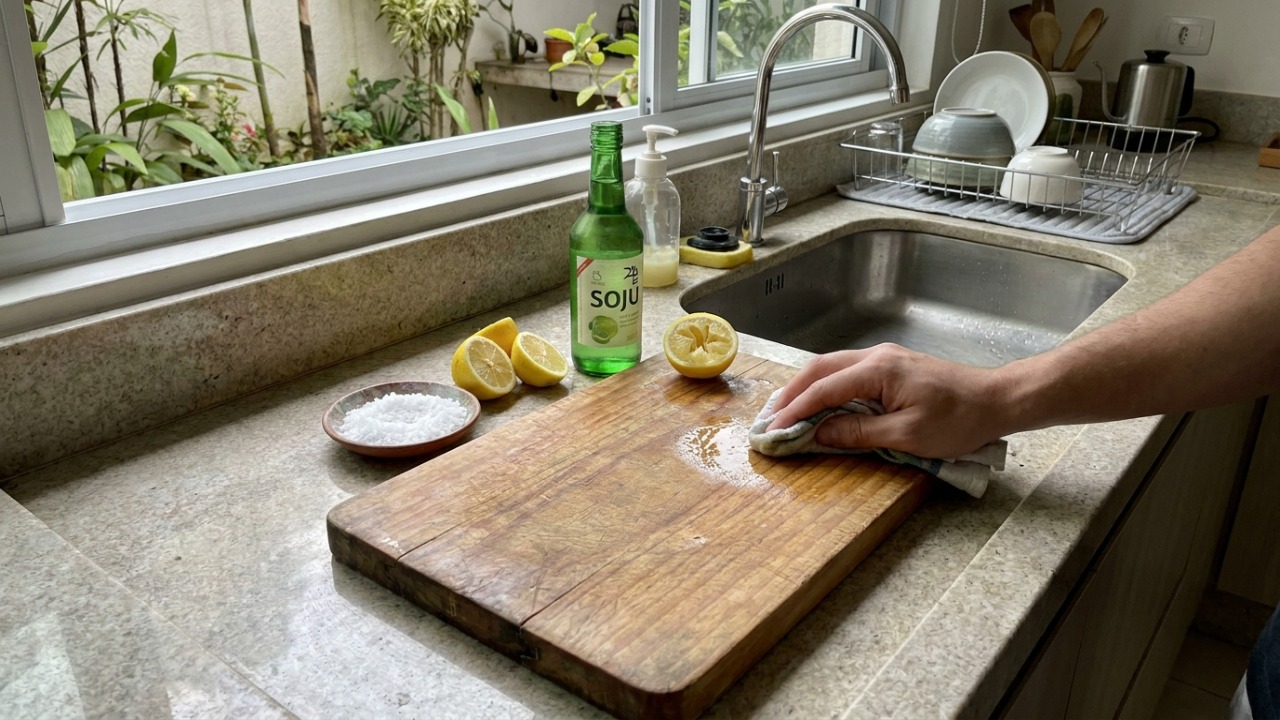 “Coloque um pouco de cerveja na tábua de madeira” : cada vez mais churrasqueiros estão fazendo isso Aprenda a técnica simples para remover o cheiro forte de peixe das tábuas de cozinha.