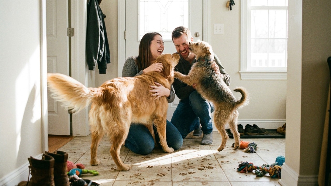 Os cães que ficam contentes quando veem seus donos voltarem para o lar não é um sinal de alegria Muitos tutores que passam longas horas fora de casa sentem uma grande culpa ao deixar seus companheiros isolados diariamente.