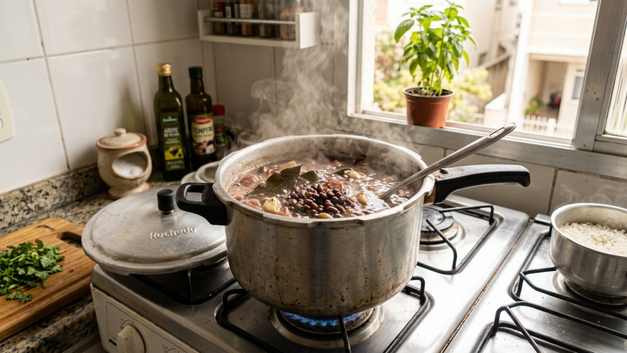 O uso da folha de louro durante o cozimento facilita a digestão de alimentos pesados.