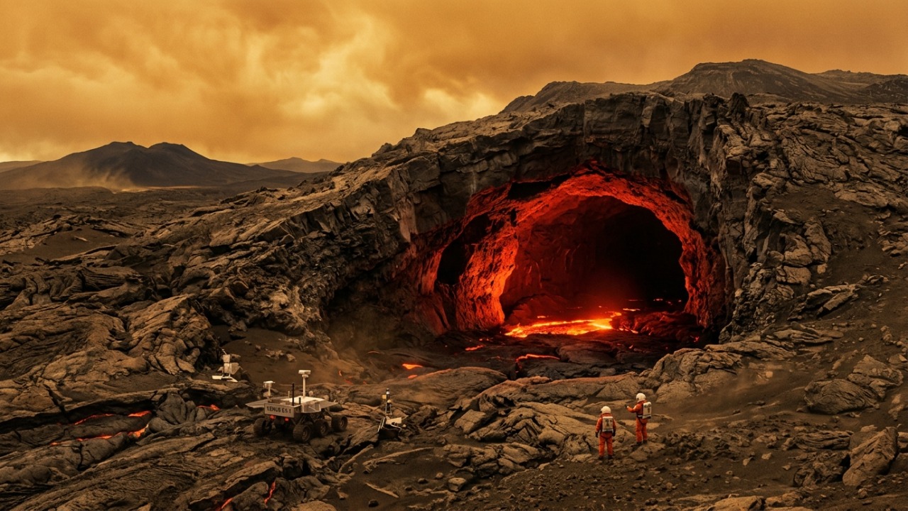 A estrutura vulcânica detectada em Vênus possui proporções colossais que superam as formações semelhantes encontradas na Terra.
