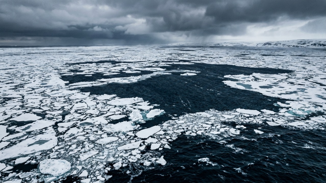 A instabilidade do vórtice polar é um reflexo direto da crescente perda da calota ártica.