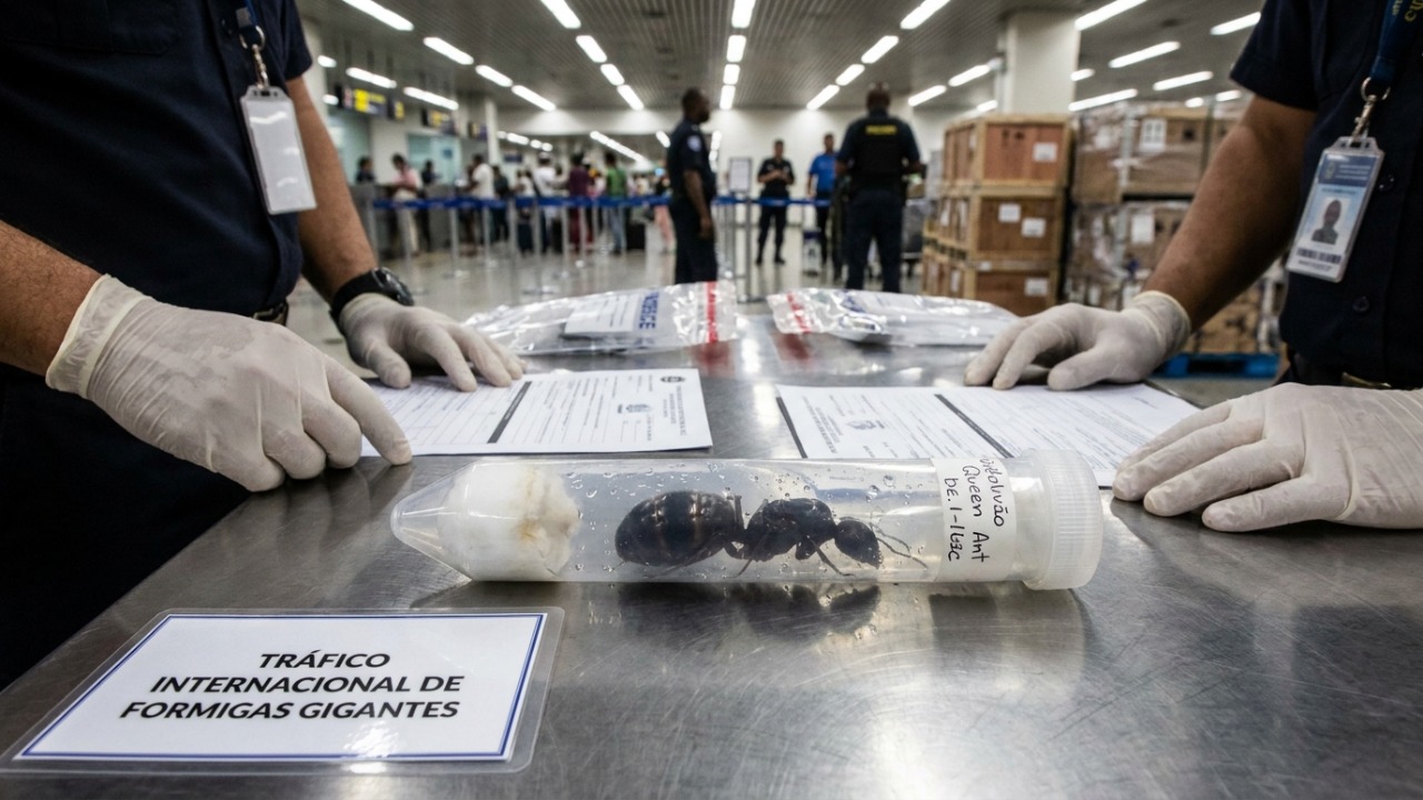 O contrabando de formigas gigantes africanas para o mercado de colecionadores ameaça o equilíbrio das savanas.