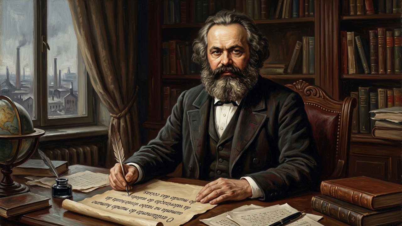 Karl Marx, o crítico contundente das relações de trabalho: “A desvalorização do mundo humano aumenta em proporção direta com a valorização do mundo das coisas” O consumo desenfreado reflete a tentativa de preencher um vazio existencial com mercadorias supérfluas.
