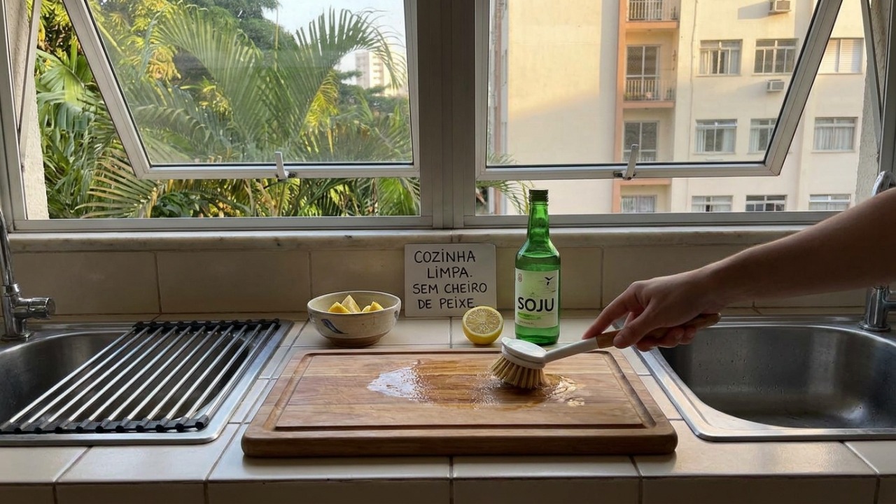 “Coloque um pouco de cerveja na tábua de madeira” : cada vez mais churrasqueiros estão fazendo isso Utilize bebidas alcoólicas para eliminar o odor de peixe dos seus utensílios de madeira.
