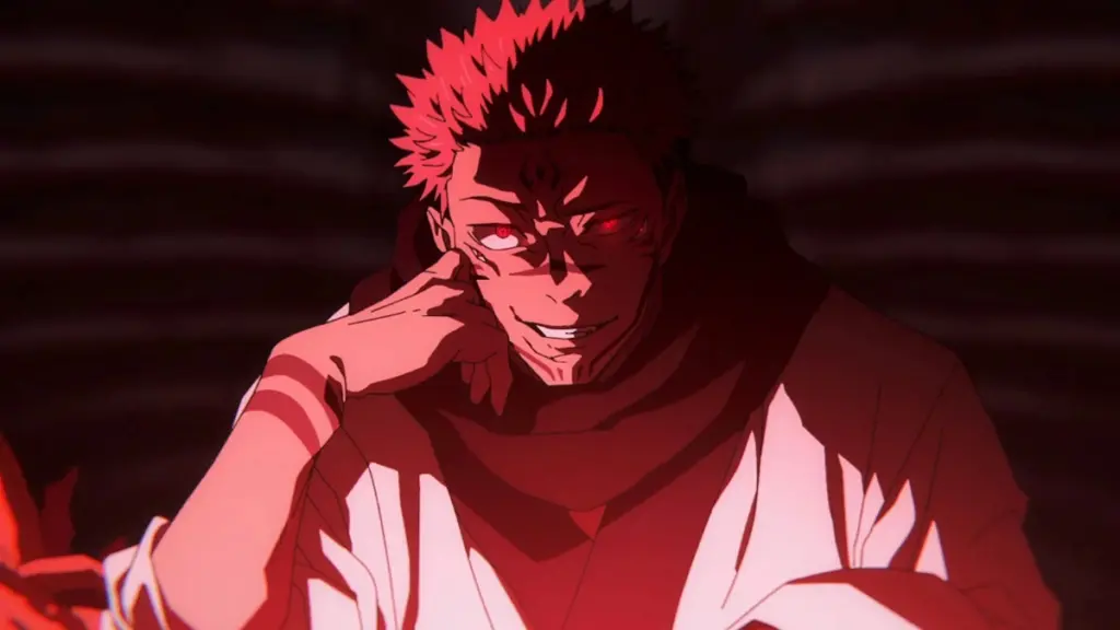 Sukuna em cena de Jujutsu Kaisen
