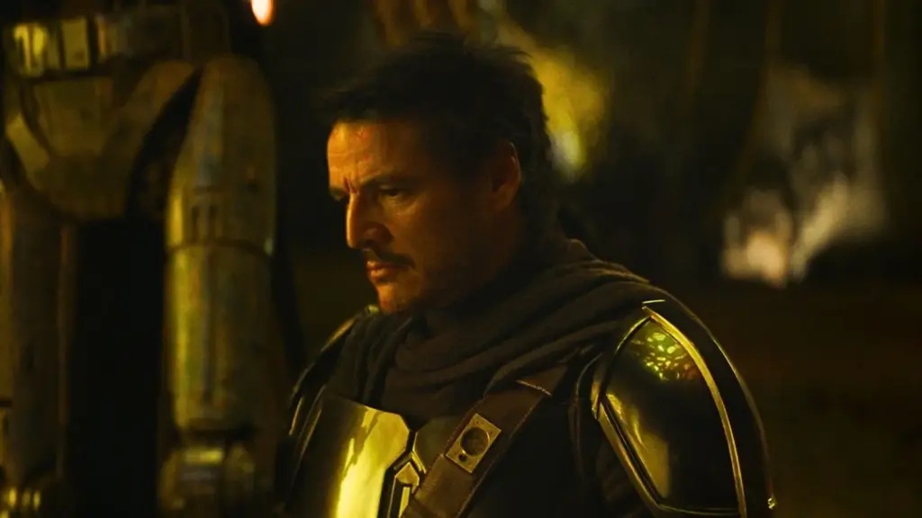 Crítica de O Mandaloriano e Grogu Pedro Pascal em O Mandaloriano e Grogu, filme de Star Wars