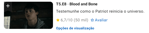 Avaliação do último episódio de The Boys