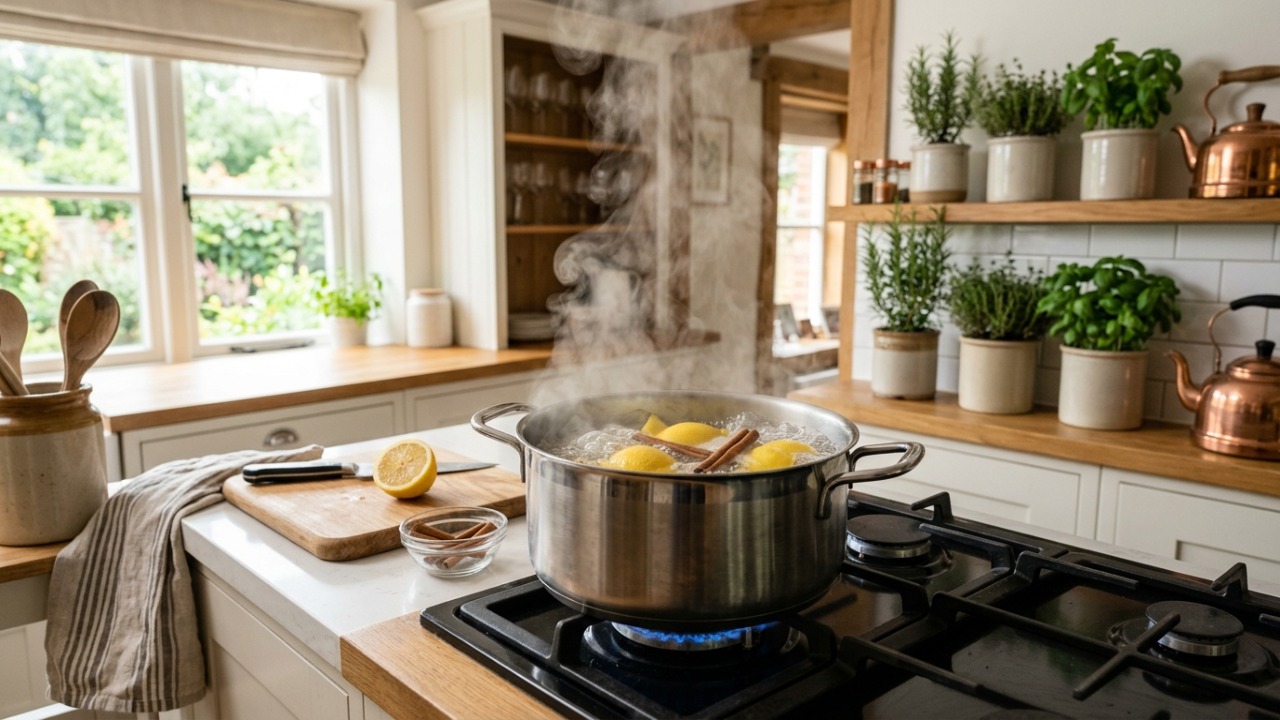 O uso de ingredientes naturais na fervura garante uma casa perfumada sem o uso de produtos químicos.