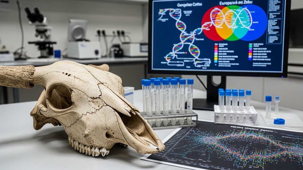 Um grupo de vacas foi deixado em uma ilha deserta faz 130 anos, e uma análise genética trouxe para os cientistas um desfecho que eles não imaginavam Análises de DNA descartam nanismo e explicam a resiliência evolutiva do gado selvagem da Ilha Amsterdã.