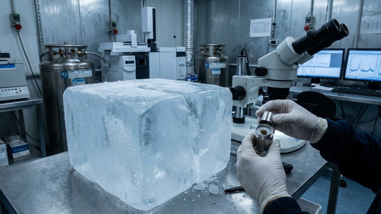 Retiraram quase 300 kg de gelo da Antártida e acharam um objeto de 81 mil anos que não é do nosso planeta Cientistas identificam material espacial raro preservado em camadas de gelo na Antártica.