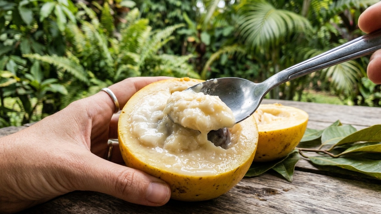A primeira característica que chama a atenção nesse alimento é a sua parte externa reluzente.