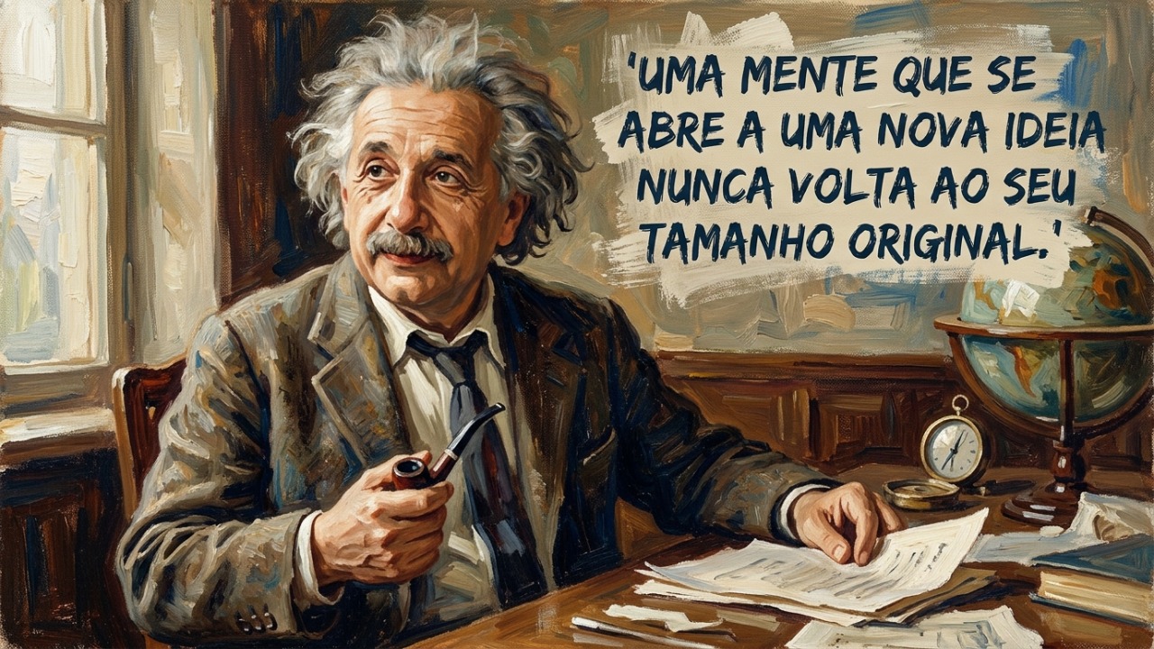 Abertura a novas ideias expande permanentemente a capacidade da mente humana.