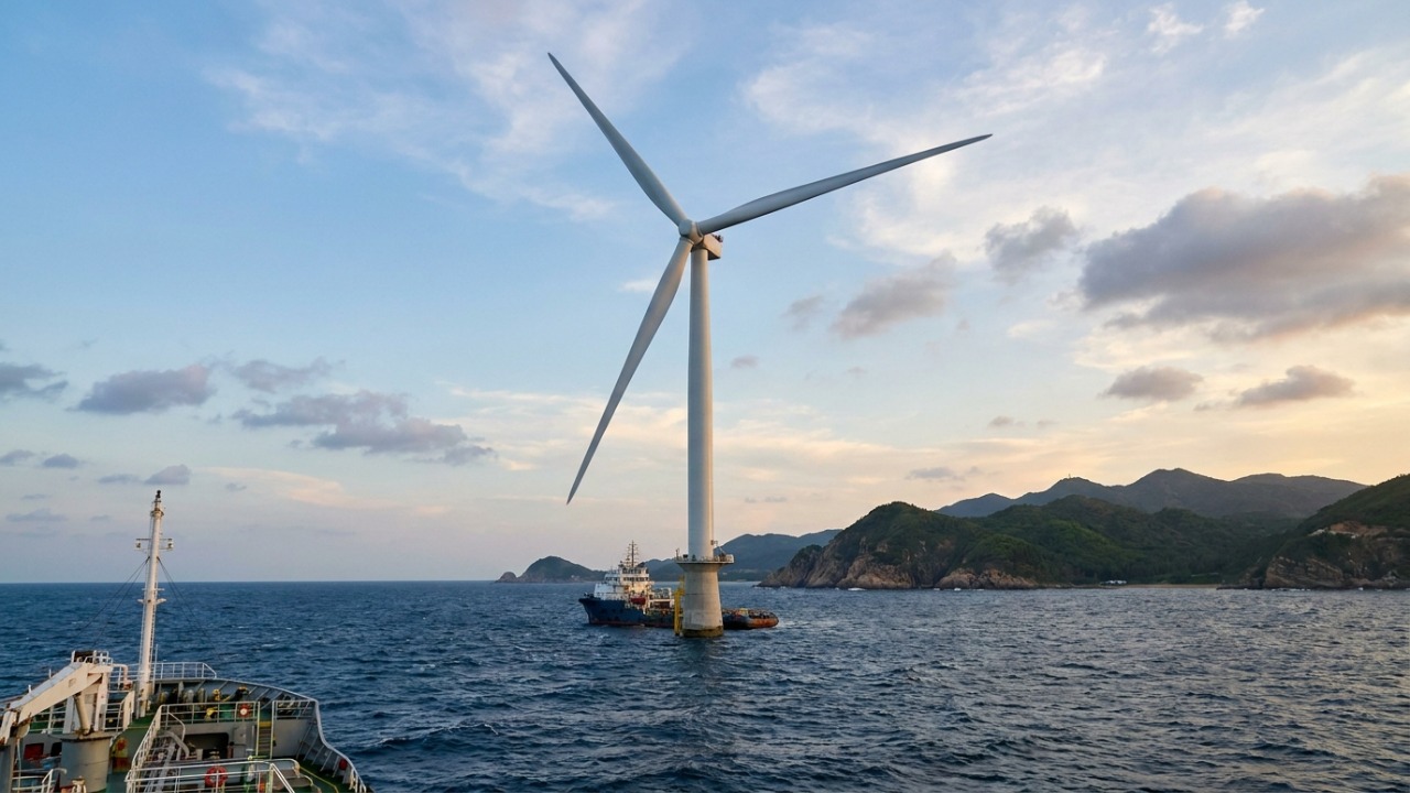 A China instalou a turbina gigante recorde e especialistas alertam sobre algo estranho: o equipamento pode estar mudando o clima da região já que o tamanho impressiona demais A China implementa a maior turbina eólica do mundo com capacidade de 20 megawatts.