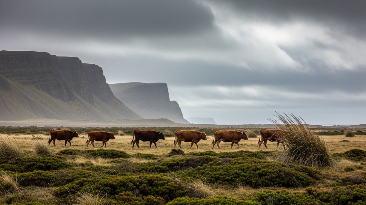 Um grupo de vacas foi deixado em uma ilha deserta faz 130 anos, e uma análise genética trouxe para os cientistas um desfecho que eles não imaginavam Estudo genético revela como gado abandonado sobreviveu isolado na Ilha Amsterdã por mais de um século.