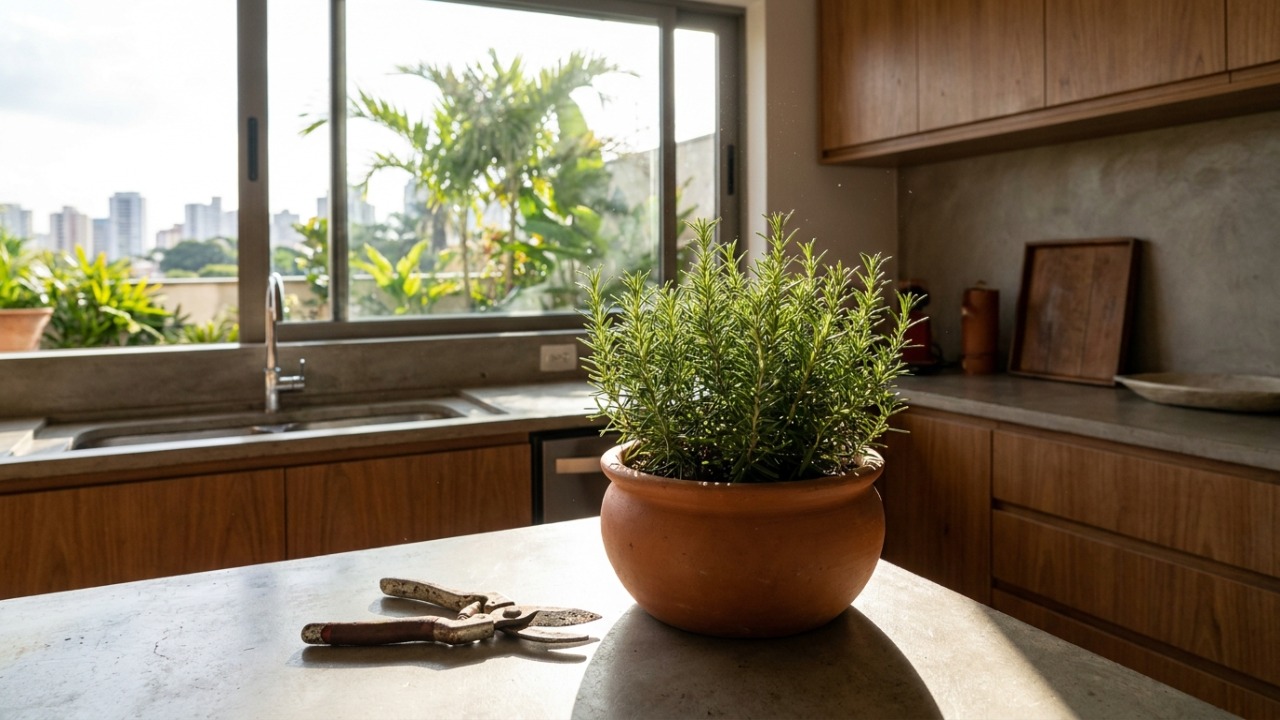 O cultivo doméstico de ervas frescas transforma o preparo de receitas simples em uma experiência gastronômica.