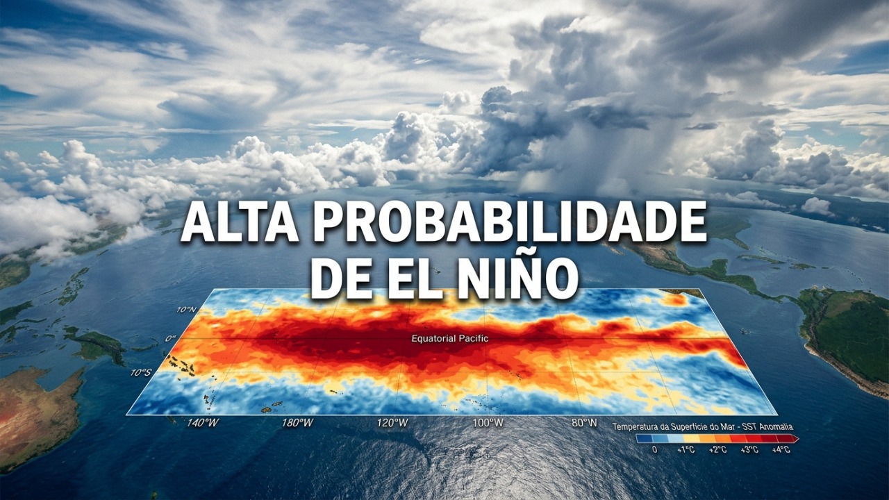 O modelo europeu acende o alerta e marca a data para a chegada do Super El Niño com total certeza Monitoramento climático aponta que a elevação das temperaturas oceânicas pode alterar significativamente os padrões meteorológicos globais.