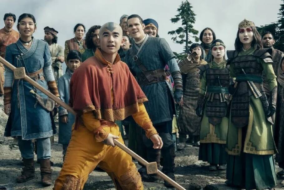 Na segunda temporada de “Avatar: O Último Mestre do Ar”, Aang e seus aliados enfrentam desafios ainda maiores enquanto a ameaça da Nação do Fogo cresce (Imagem: Reprodução digital | Netflix)