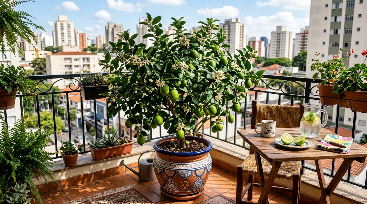 A árvore perfeita para casas pequenas: dá frutos o ano todo, é fácil de cuidar e não precisa de arrancar as raízes O limoeiro anão é uma variedade cítrica de porte reduzido, ideal para ambientes menores e cultivo em vasos