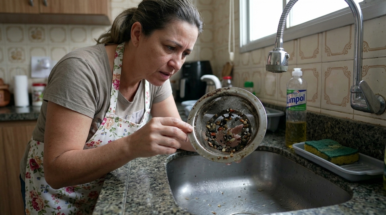 Por que o coador de pia fica escurecido e com cheiro forte e com que frequência ele precisa ser substituído? O escurecimento do coador está ligado ao acúmulo de gordura e resíduos orgânicos na superfície e nas frestas.