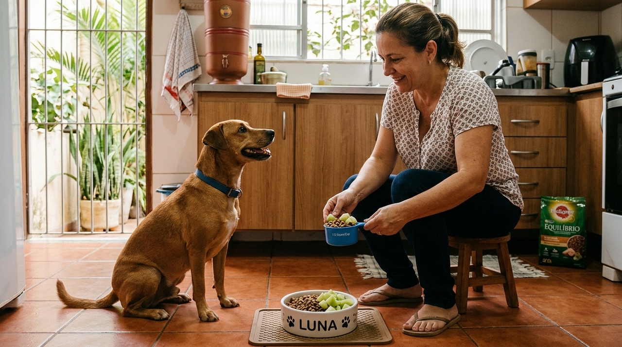 O que ninguém conta sobre misturar um pouco de chuchu cozido na ração do pet gordinho Adicionar um vegetal de baixo valor calórico, como o chuchu cozido, ajuda a aumentar o volume das refeições sem elevar significativamente a ingestão de calorias diárias.