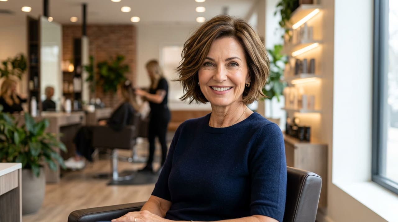 5 cortes de cabelo curtos modernos e rejuvenescedores para quem tem mais de 50 anos Alguns estilos conseguem criar um efeito visual mais leve e moderno quase instantaneamente.