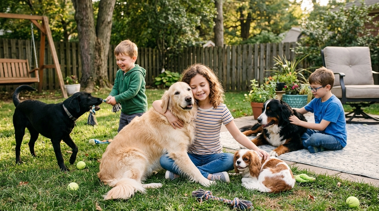 Algumas raças possuem comportamento naturalmente calmo e tolerante, o que facilita muito a convivência dentro de casa.