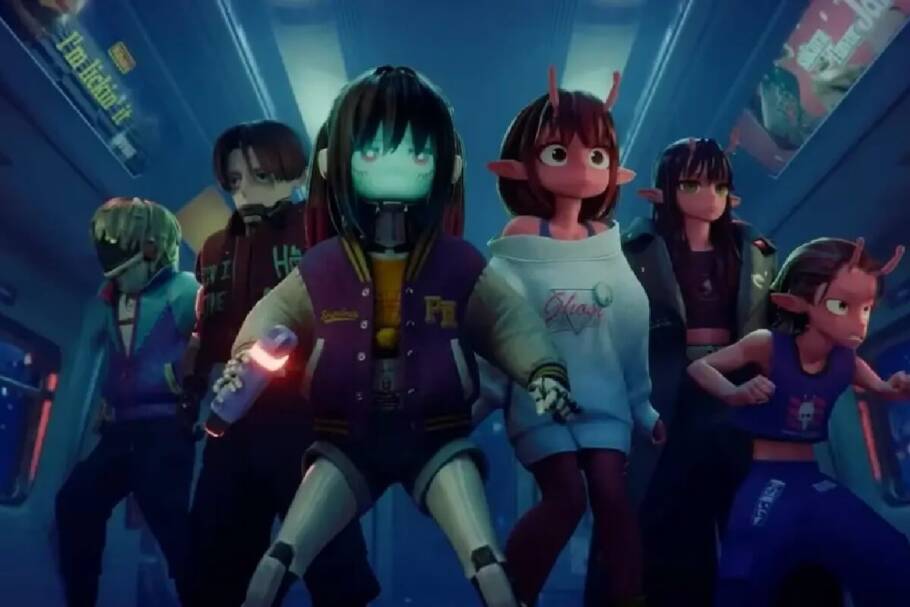 Em “Expresso Galático – Metrô Via-Lácteo”, uma viagem espacial caótica coloca duas protagonistas diante de perseguições, mistérios e descobertas inesperadas pela galáxia (Imagem: Reprodução digital | Netflix)