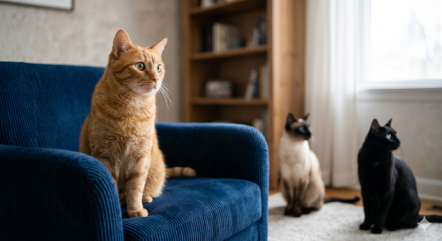 Por que os gatos encaram paredes vazias? Entenda o comportamento curioso dos felinos Muitos tutores se assustam ao ver seus gatos encarando paredes vazias por longos minutos