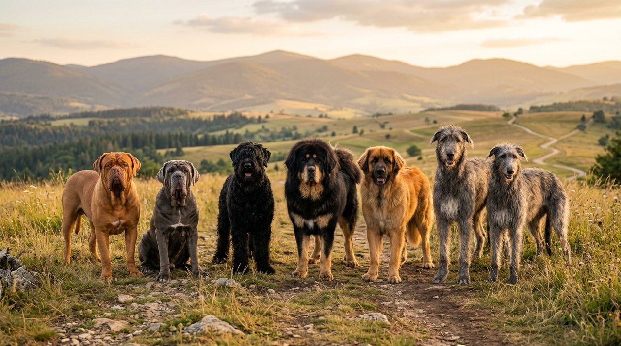 Existem cães gigantes que impressionam tanto pela força quanto pela raridade.