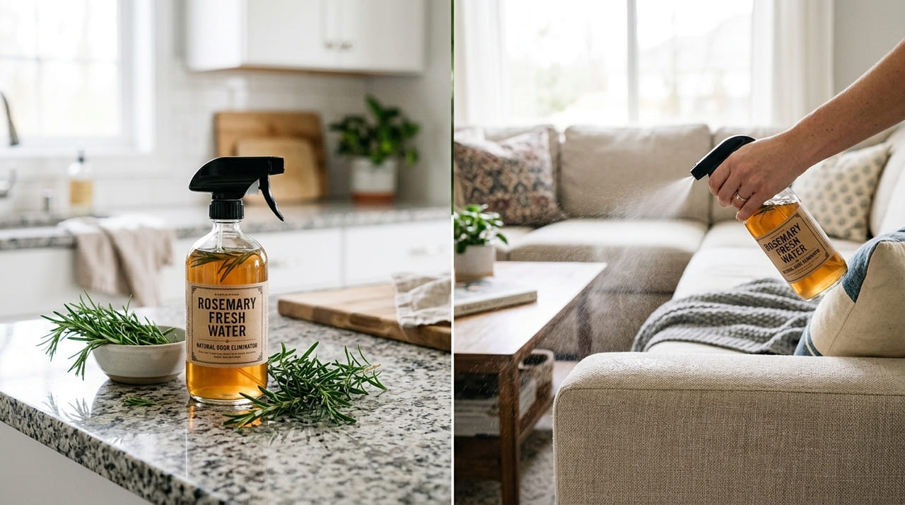 Para que serve ferver um galho de alecrim dentro de casa O reaproveitamento da água aromatizada em borrifadores funciona como um excelente revitalizante natural para tecidos e superfícies da casa.