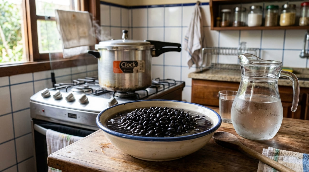 O meio alcalino provocado pelo produto quebra as fibras vegetais externas e degrada vitaminas essenciais do complexo B durante a fervura.
