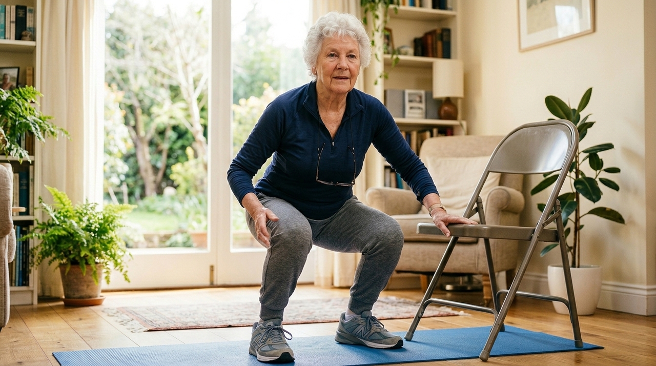 A partir dos 50–60 anos, o organismo tende a perder massa muscular de forma acelerada, processo conhecido como sarcopenia.