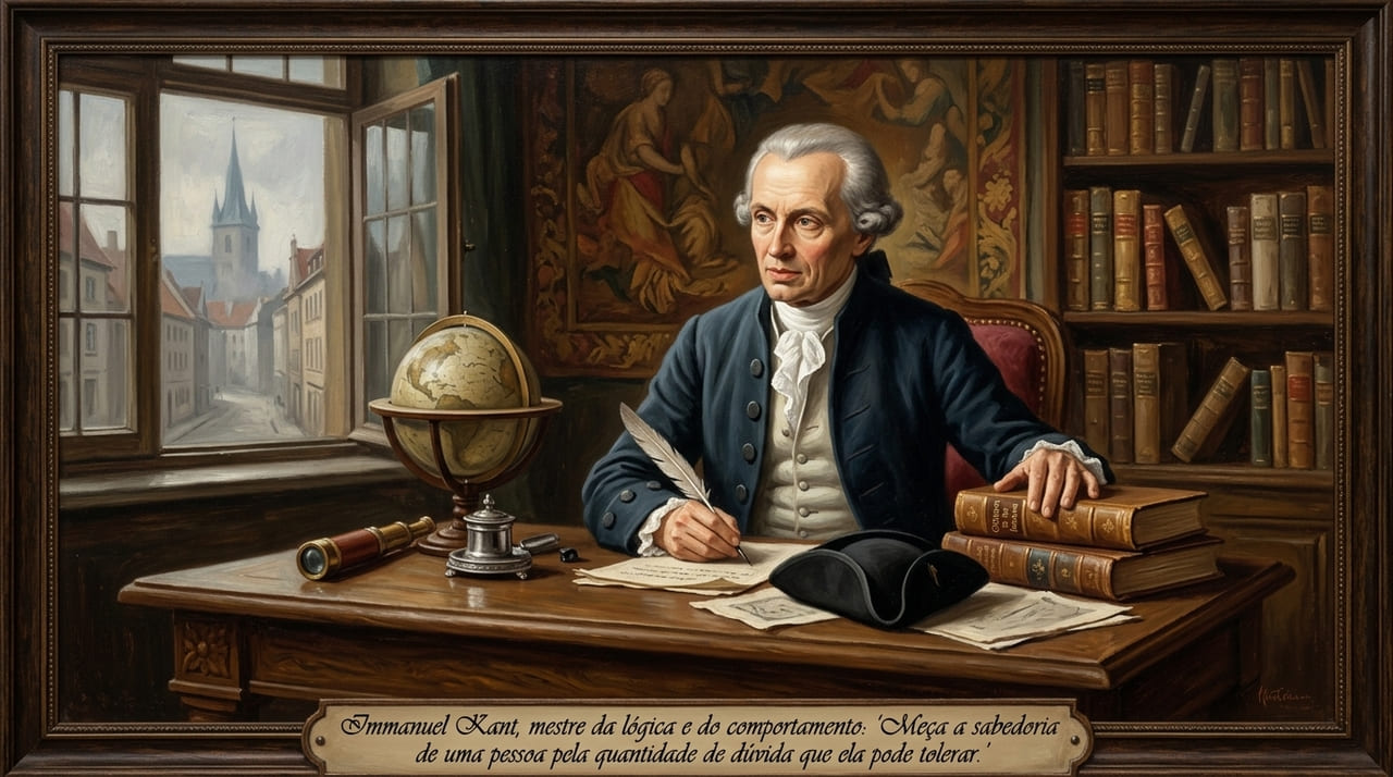 Immanuel Kant, mestre da lógica e do comportamento: “Meça a sabedoria de alguém pela quantidade de dúvidas que essa pessoa aguenta.” A verdadeira sabedoria reside na capacidade intelectual de suportar a incerteza.