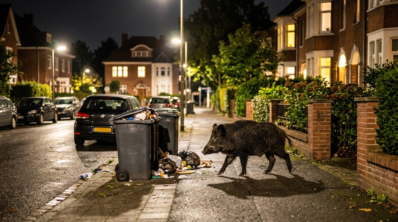 Os pesquisadores perceberam que os javalis urbanos estão mudando seus comportamentos de forma impressionante.