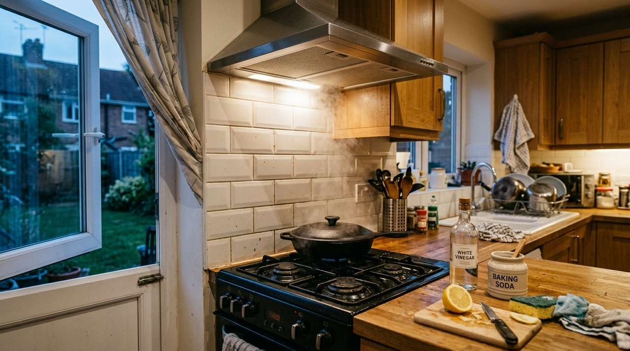 Eis como manter sua cozinha sempre com um cheiro agradável mesmo após cozinhar peixe ou frituras A permanência do cheiro forte na cozinha está ligada principalmente à gordura no ar, à exaustão ineficiente e ao acúmulo em superfícies.