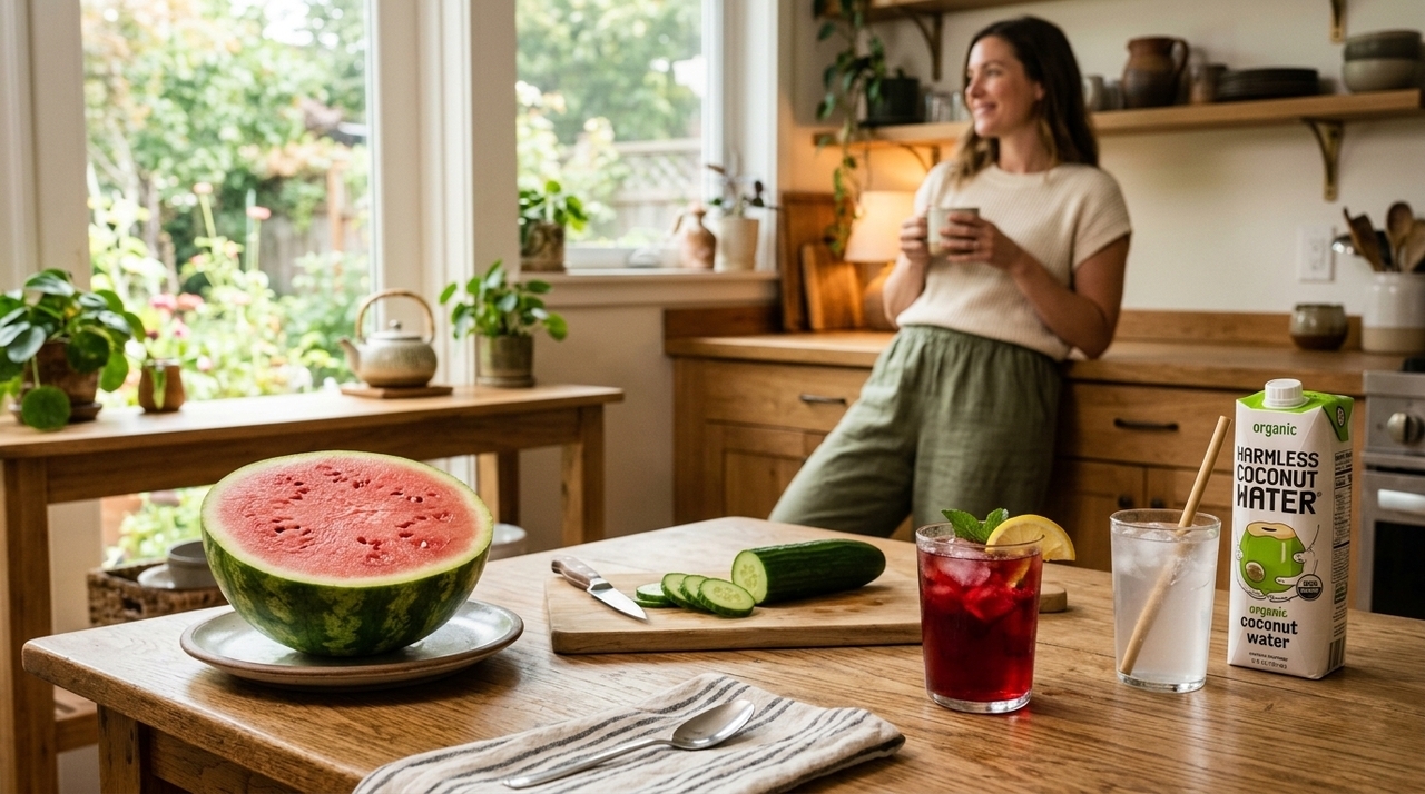 Para reduzir o inchaço abdominal, é importante apostar em alimentos que favorecem a eliminação de líquidos, regulam o intestino e diminuem gases.