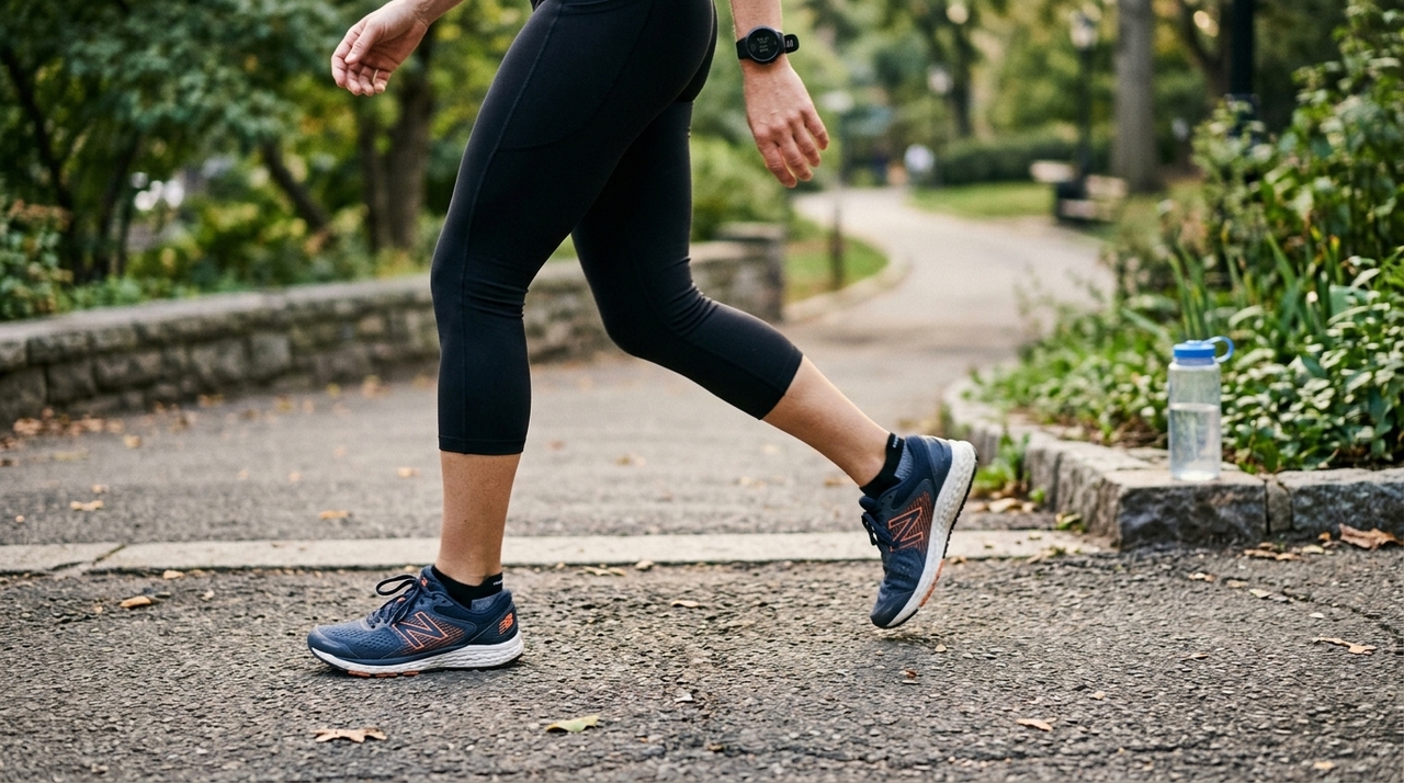 Sair para caminhar em vez de ir para academia ajuda muito, mas só funciona se a caminhada durar ao menos 30 minutos seguidos, sem interrupções e a uma velocidade de cerca de 5 km/h O ritmo perto de 5 km/h costuma ser associado a uma caminhada firme, com passos constantes e respiração mais ativa.