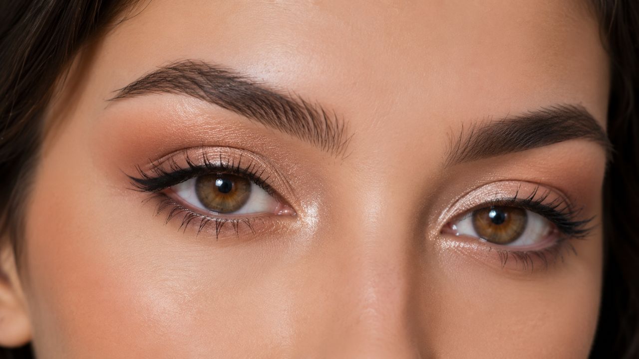 Como maquiar olhos fundos e iluminar o olhar para dar profundidade e vida ao rosto, passo a passo Maquiagens escuras e opacas em excesso diminuem os olhos, enquanto texturas acetinadas iluminam o olhar.