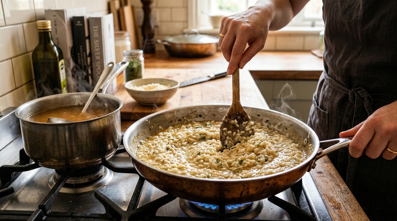 Um dos erros mais comuns é colocar muito líquido de uma vez, como se estivesse preparando arroz comum