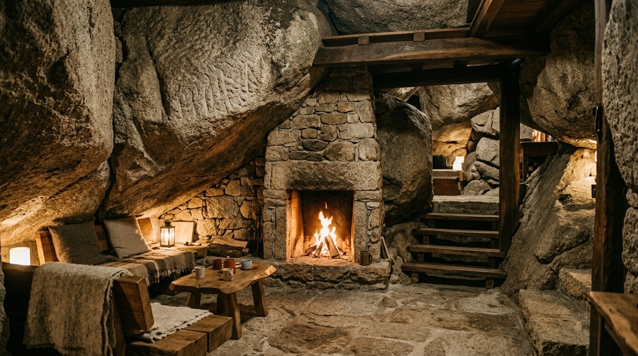 Casas em rochas, algo como Os Flintstones: o fenômeno que transforma pedras da natureza em moradias sustentáveis A solução técnica era mais simples do que parece e mais inteligente do que a maioria das construções convencionais da época.