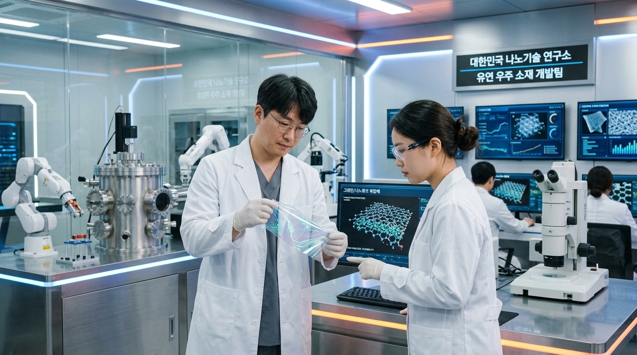 A Coreia do Sul quebra as regras com um material que dá aos astronautas um superpoder capaz de barrar quase 100% das ondas eletromagnéticas A inovação foi elaborada por especialistas dedicados do Instituto de Ciência e Tecnologia da Coreia