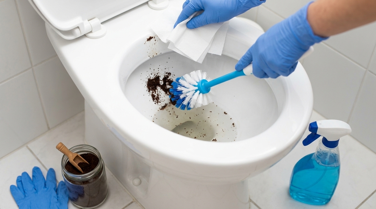 Colocar café usado no vaso sanitário: para que serve e por que é recomendado A borra de café ganhou espaço porque reaproveita um resíduo comum da cozinha.