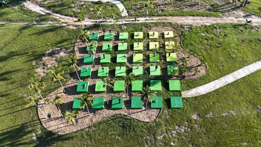 Parque tem instalações a céu aberto e cerca de 100 mil m² de áreas preservadas
