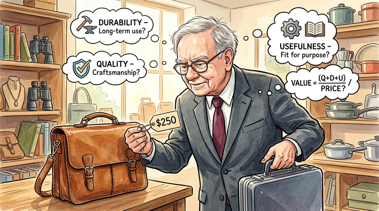 Frase do dia em Economia: “O preço é o que você paga, o valor é o que você recebe” — Reflexão de Warren Buffett sobre consumo consciente e decisões financeiras Muitas decisões financeiras são tomadas olhando apenas desconto, parcela pequena ou promoção limitada.
