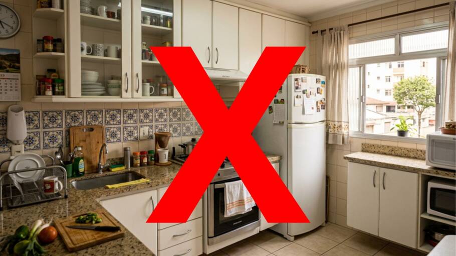 Adeus armários de cozinha suspensos! Os designers agora têm um um novo modelo de cozinha favorito, você vai adorar Armários suspensos podem reduzir a sensação de amplitude em ambientes pequenos