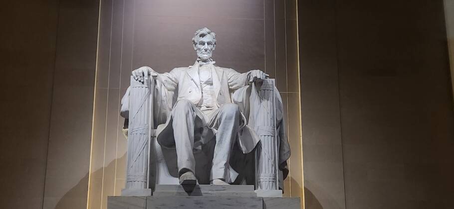 Abraham Lincoln Memorial, no National Mall