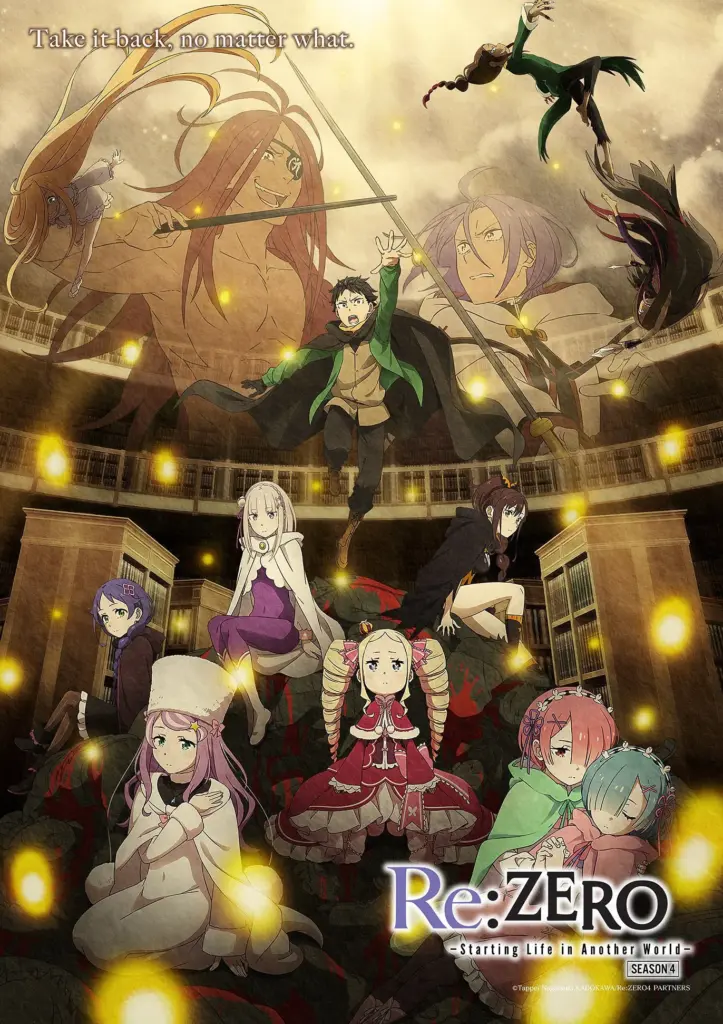 Re:ZERO | Confira o pôster oficial da Parte 2 da 4ª temporada Pôster oficial da Parte 2 da 4ª temporada de Re:ZERO -Starting Life in Another World-