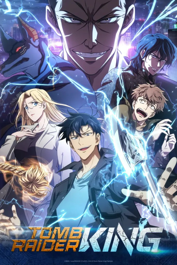 Conheça os animes da Temporada de Julho de 2026 que receberão dublagem na Crunchyroll Pôster de Tomb Raider King