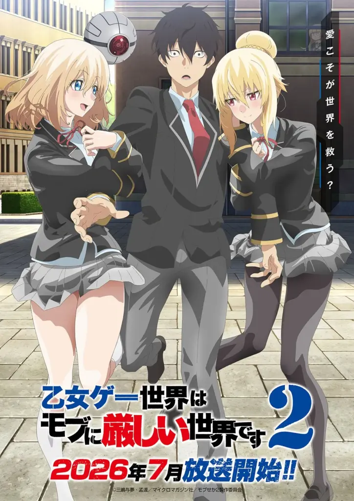 Conheça os animes da Temporada de Julho de 2026 que receberão dublagem na Crunchyroll Pôster de Trapped in a Dating Sim